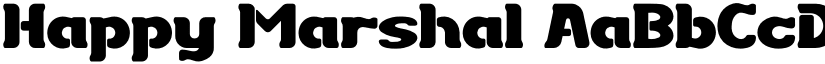 Happy Marshal font download