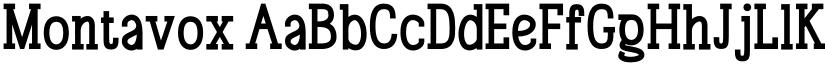 Montavox font download