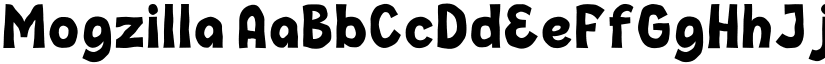 Mogzilla font download