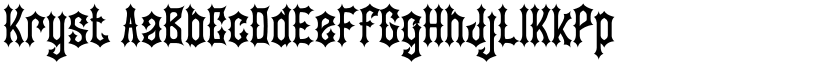 Kryst font download