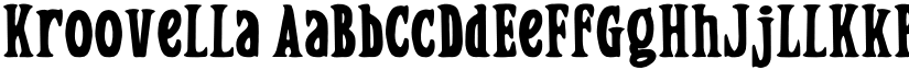 Kroovella font download