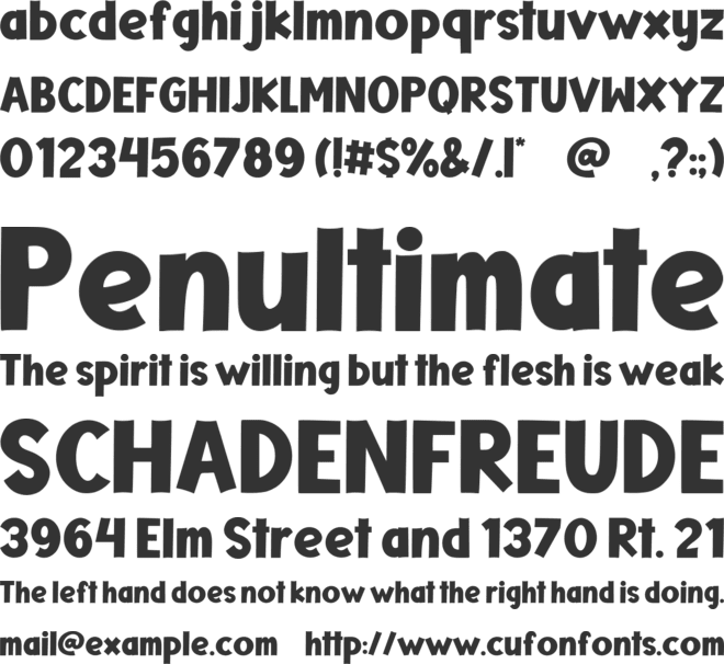 Snow Vibes font preview