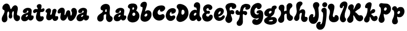 Matuwa font download