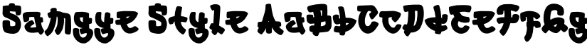 Samgye Style font download