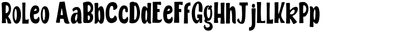 Roleo font download