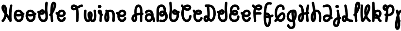 Noodle Twine font download