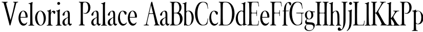 Veloria Palace font download