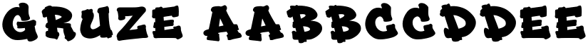 Gruze font download