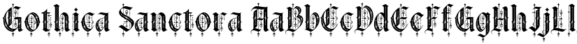 Gothica Sanctora font download
