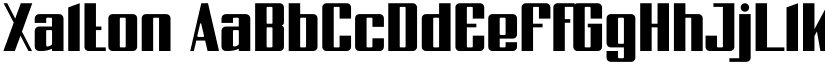Xalton font download