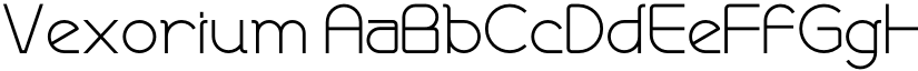 Vexorium font