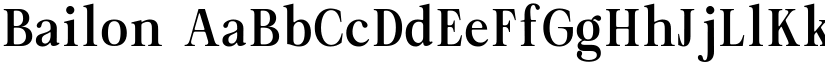 Bailon font download