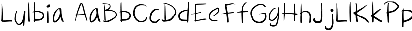 Lulbia font download