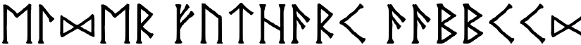 Elder Futhark font download