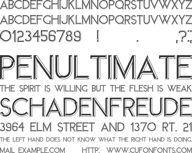 Member font preview