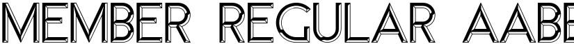 Member Regular font