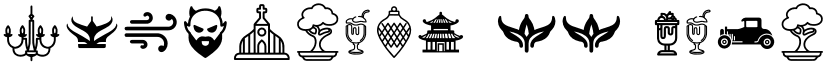 Glyphbats II font download