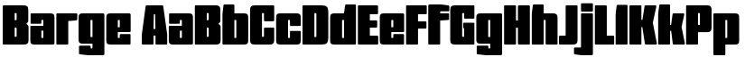 Barge font download