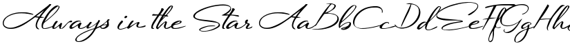 Always in the Star font download