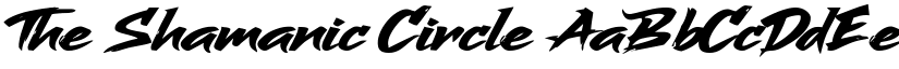 The Shamanic Circle font download