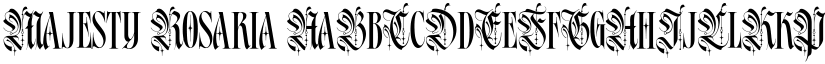 Majesty Rosaria font download