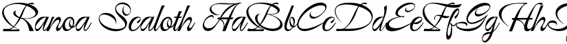 Ranoa Scaloth font download