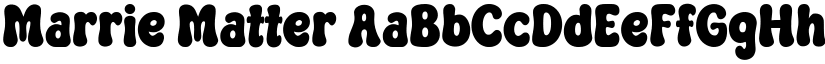 Marrie Matter font download