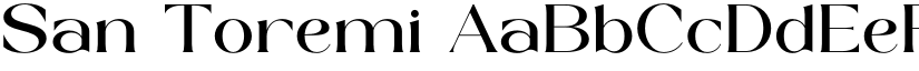 San Toremi font download