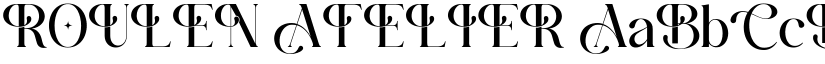 ROULEN ATELIER font download