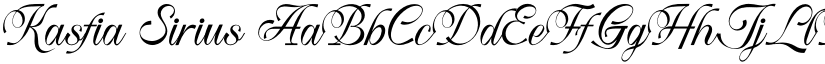 Kasfia Sirius font download