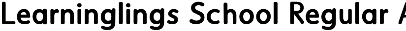Learninglings School font download