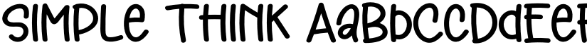 Simple Think font download