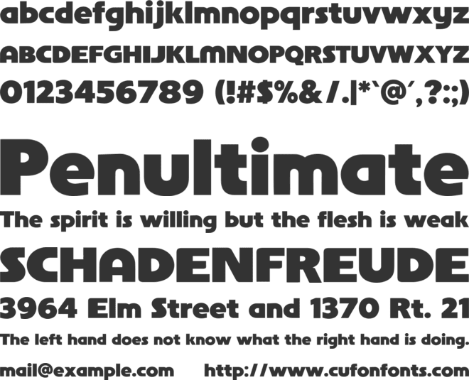 Regantis Personal Use Only font preview