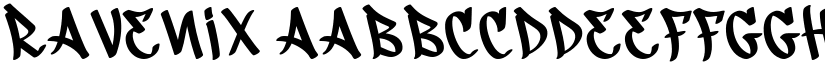 RAVENIX font download