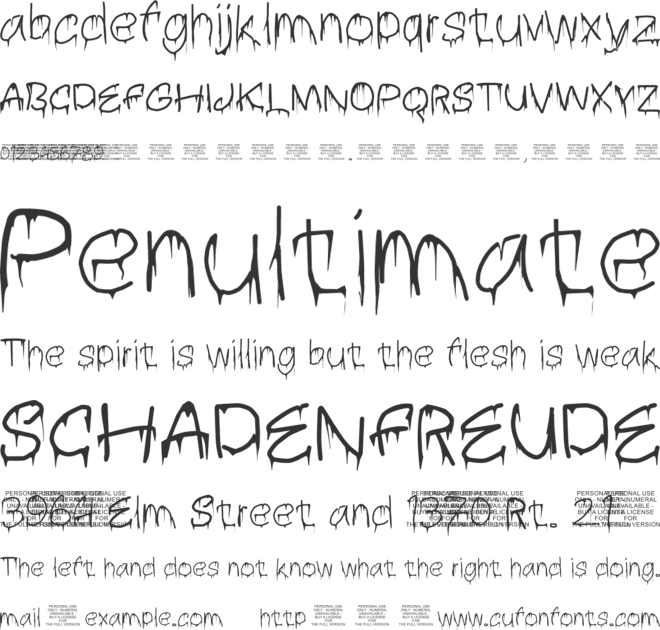 Brabe font preview