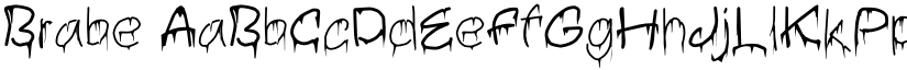 Brabe font download