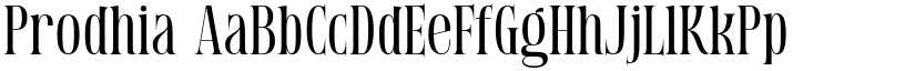 Prodhia font download