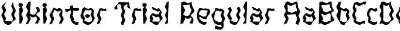 Vikintor Trial Regular font