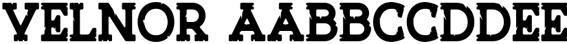 VELNOR font download