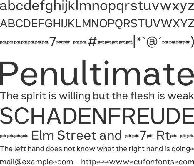 Axiome SM Trial font preview