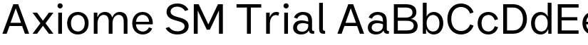 Axiome SM Trial font download