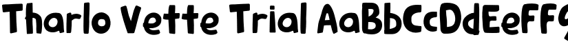 Tharlo Vette Trial font download