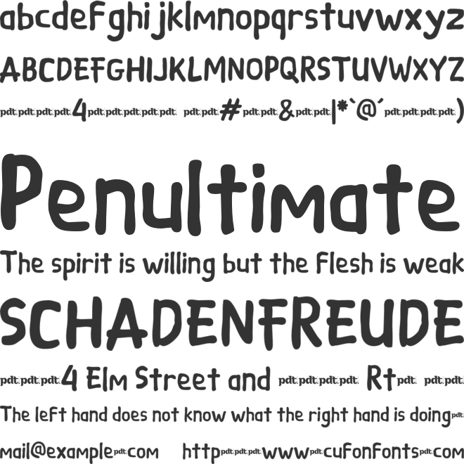 Brewlin Ruffe Trial font preview