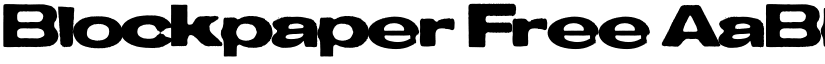 Blockpaper Free font download