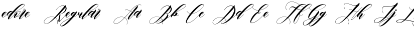 edore Regular font