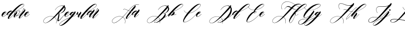 edore Regular font