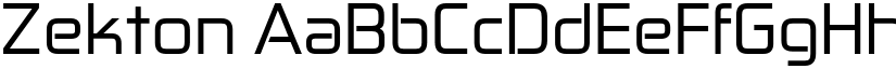 Zekton font download