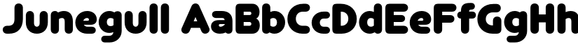 Junegull font