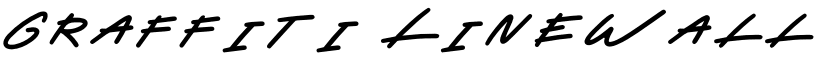 Graffiti LineWall font
