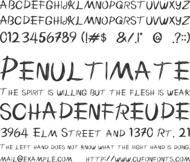 Lolita Brush font preview